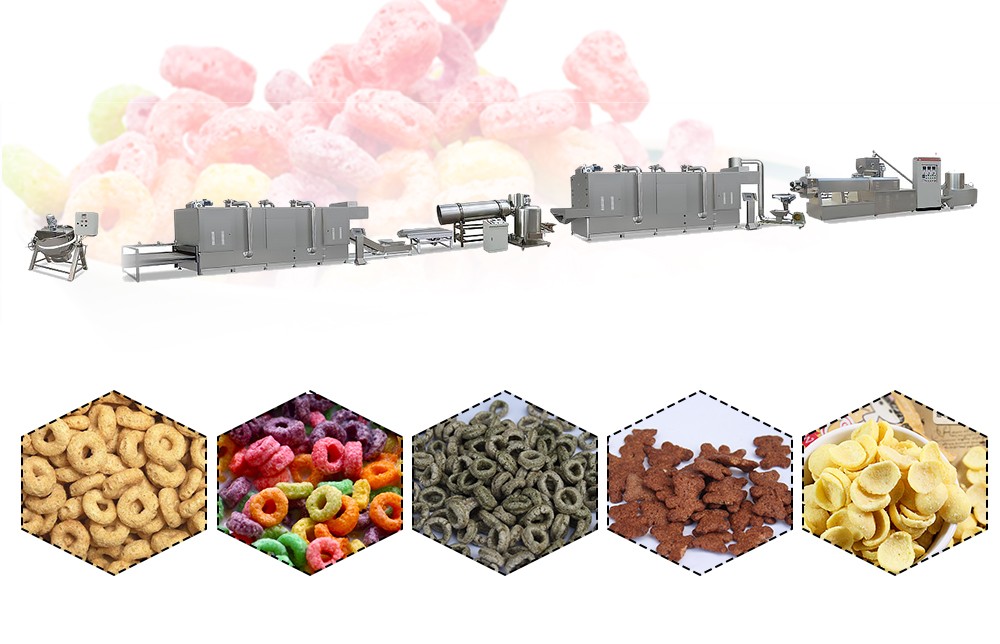 automatic breakfast cereal making production line
