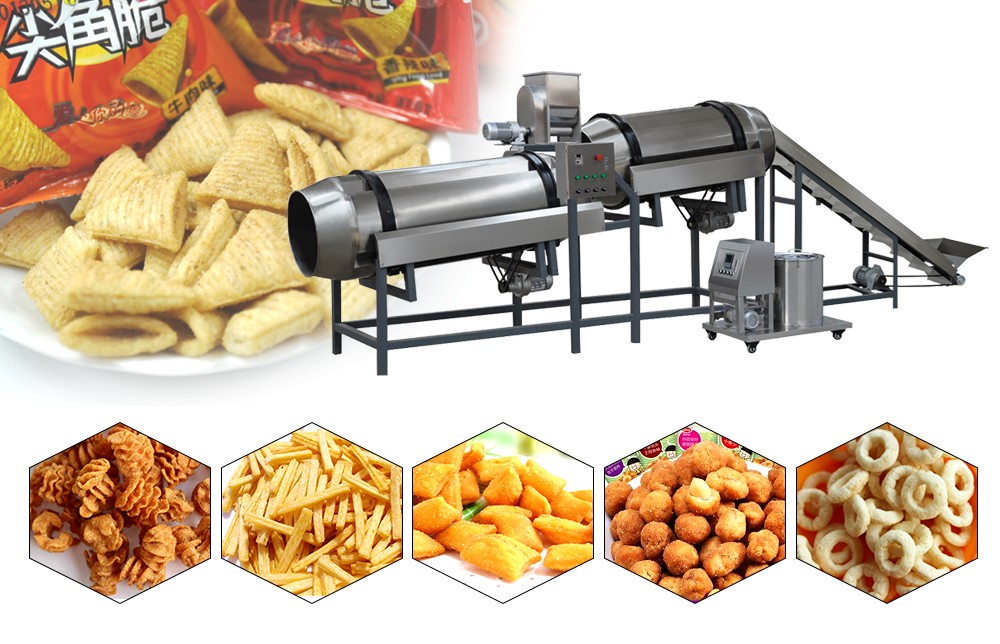 double drum seasoning machine