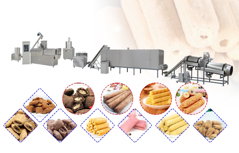 automatic core filling snack making machine