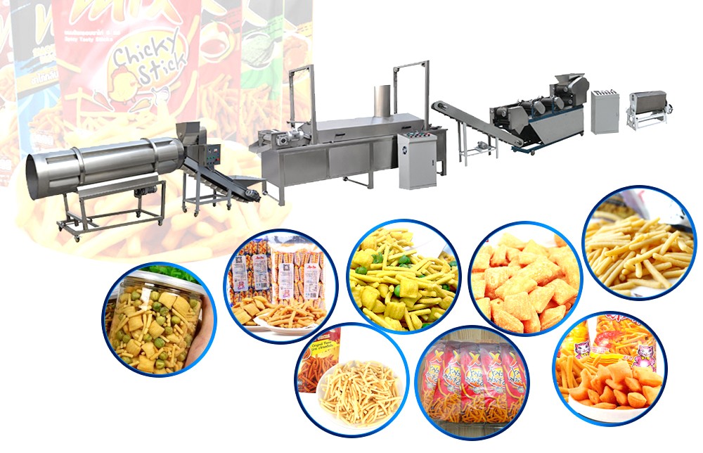 automatic fried dough snack production line