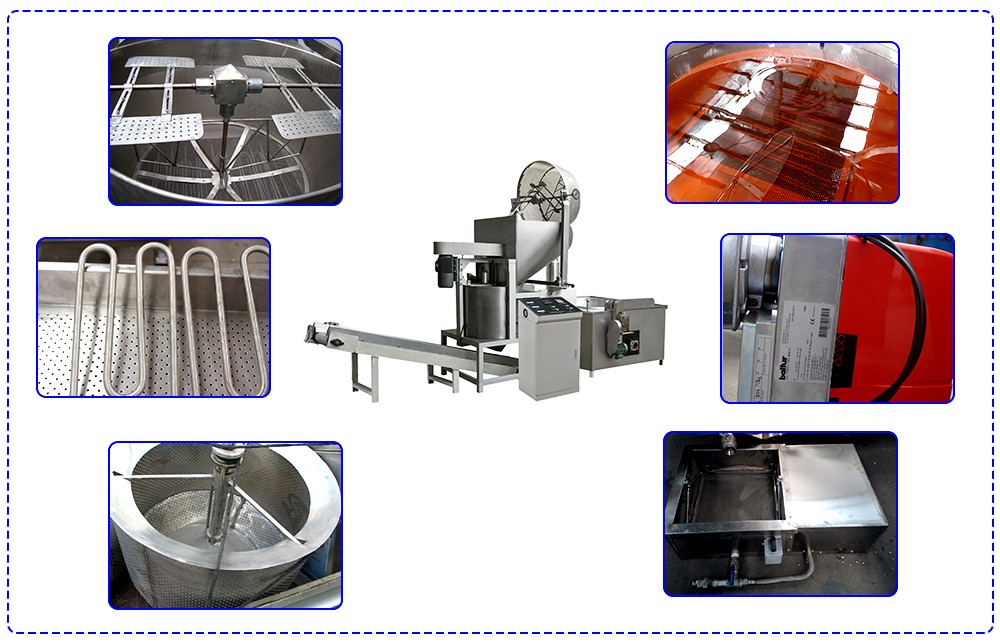 Fully automatic frying machine