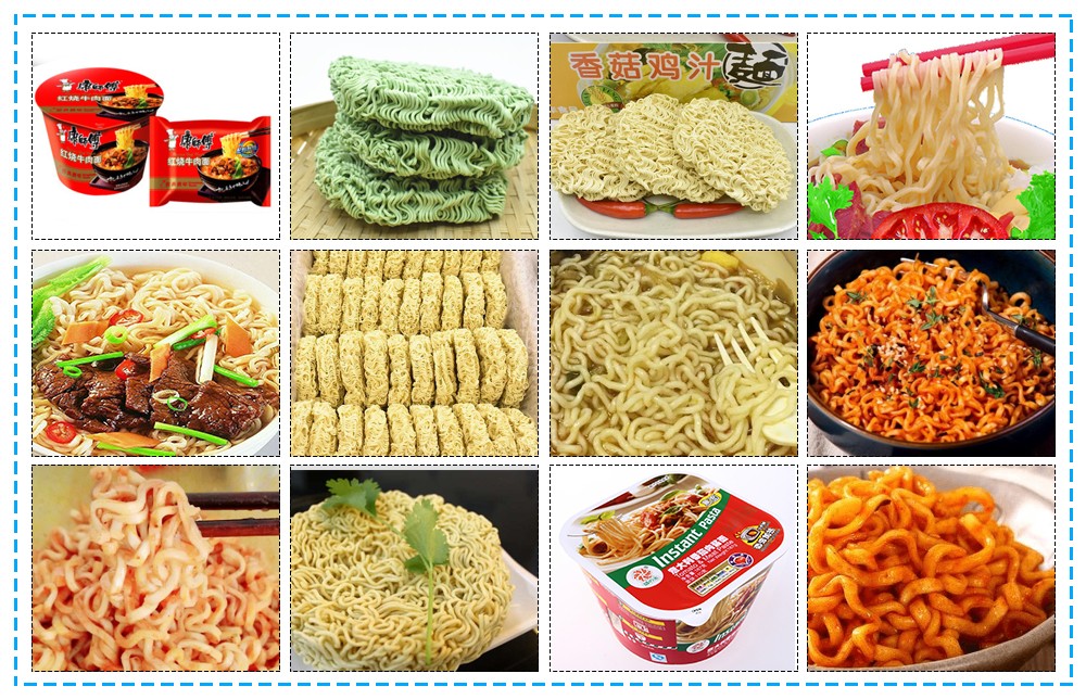 industrial instant noodles making production line