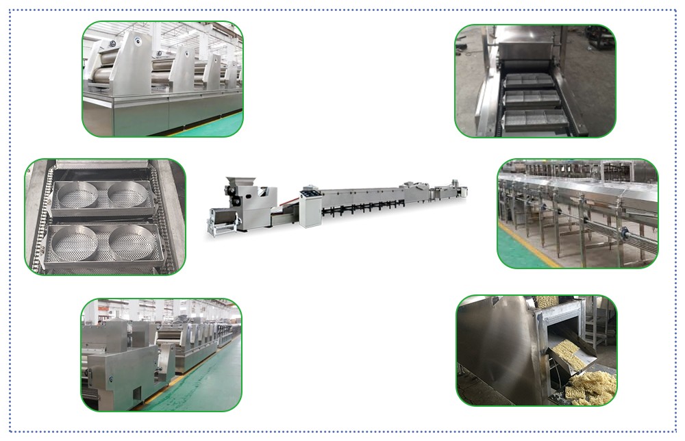fully automatic instant noodle production lines