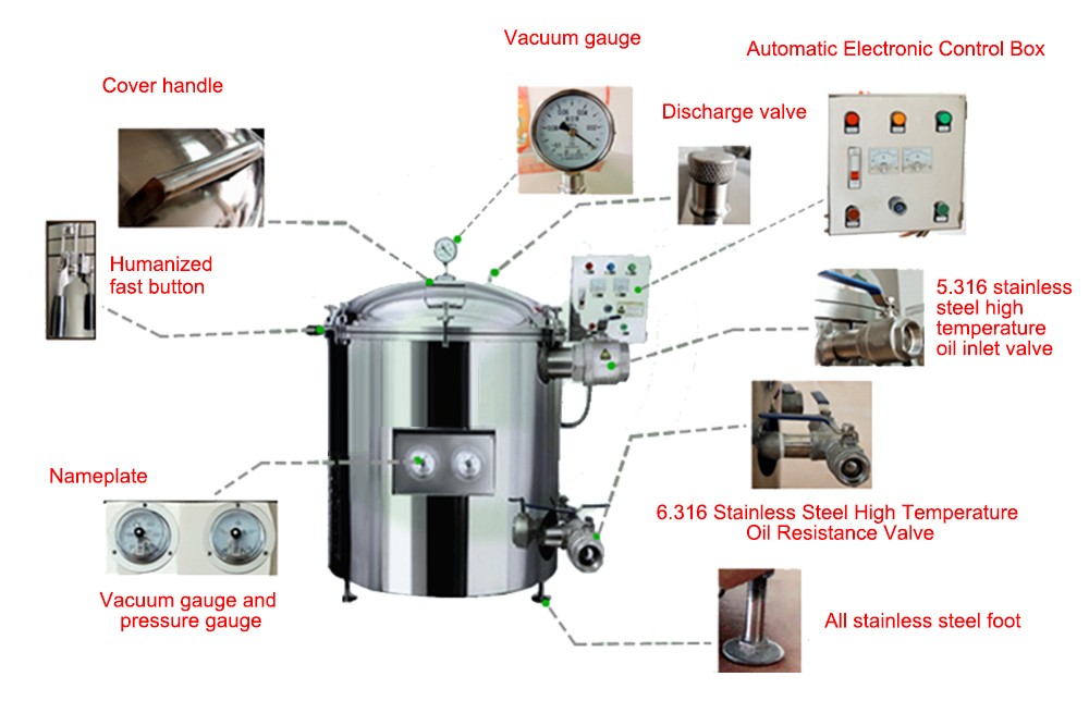 deep fryer with filtration system 