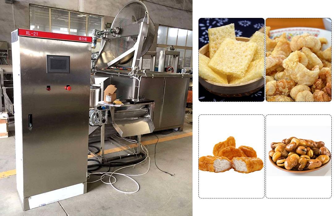 Automatic batch fryer machinery