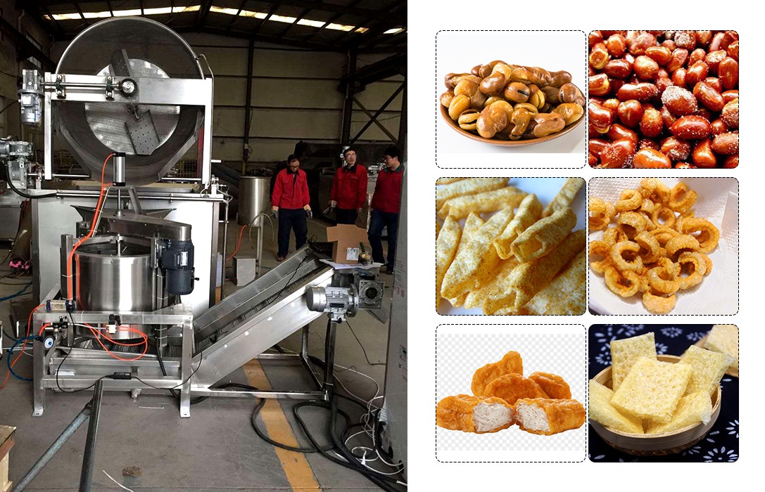 batch fryer machine