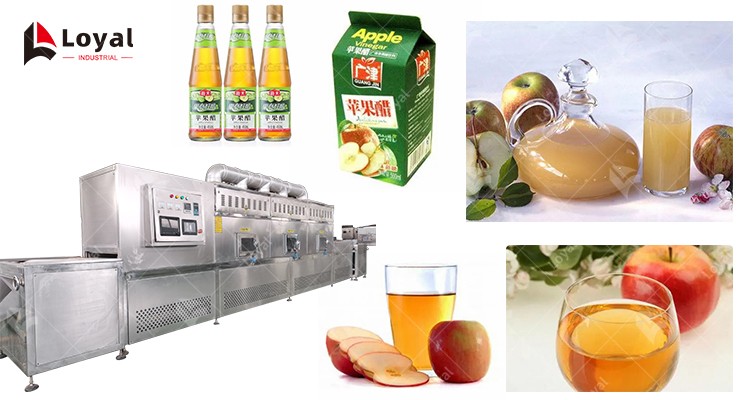 Apple Cider Vinegar Microwave Sterilizing Machine