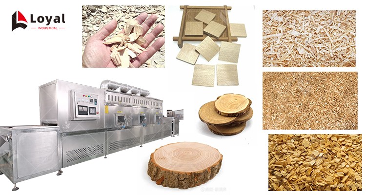 Microwave Commercial Wood Chip Dryers