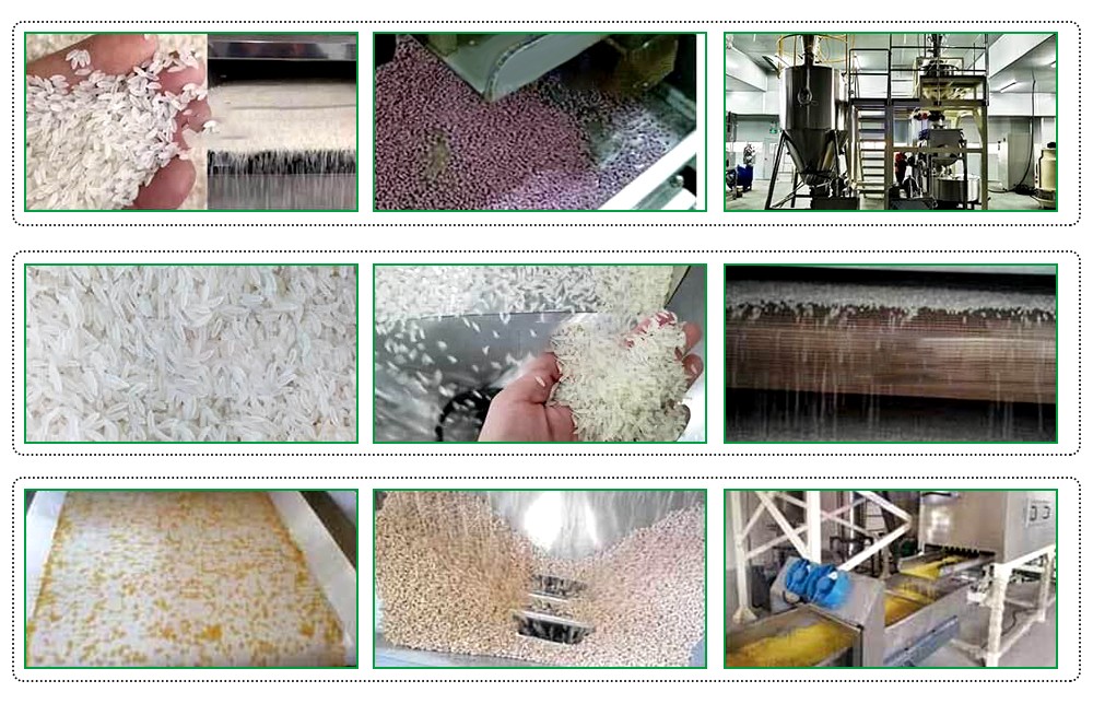 artificial rice making machine design