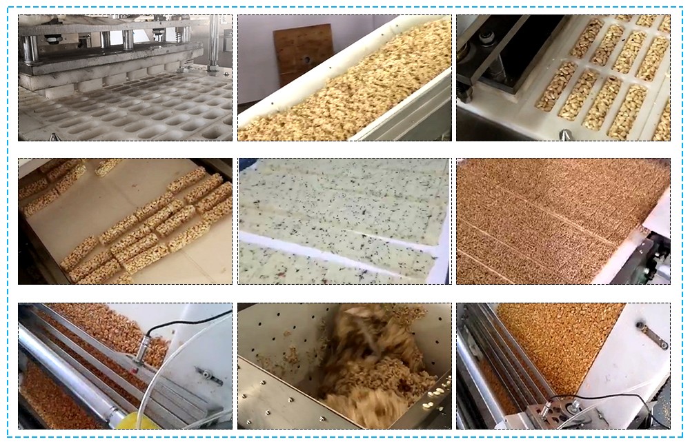 nutrition cereals bar making machine manufacturing process