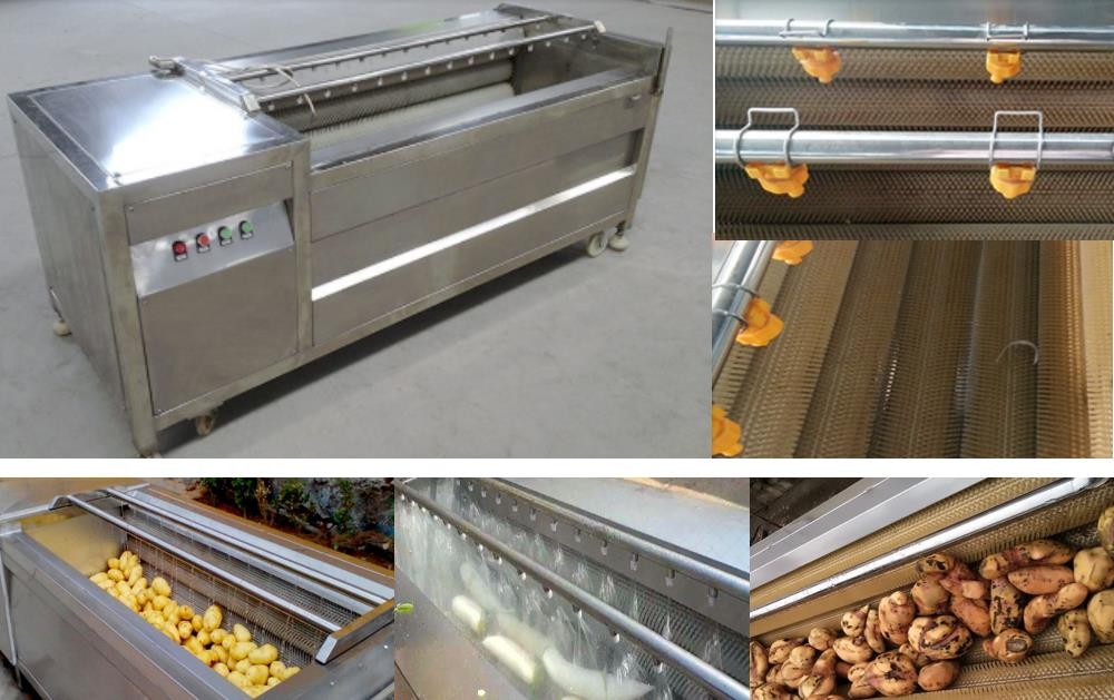 Fruit And Vegetable Washing Machine Operation Manufacturing Process