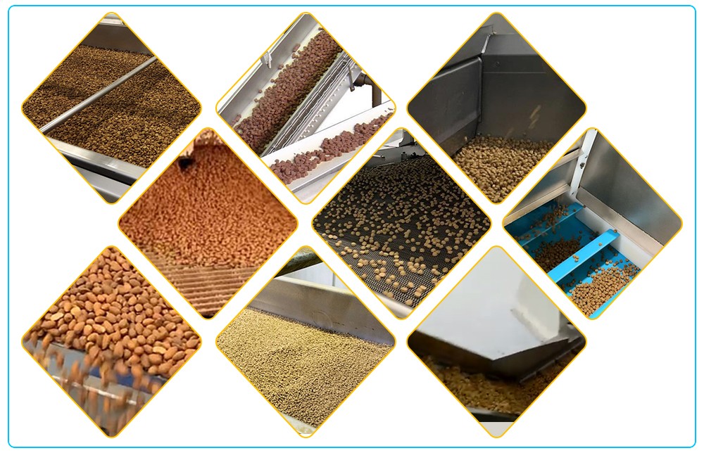 pet food machine running in factory