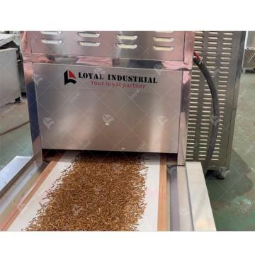Industrial Continuous Belt Microwave Dehydrator Mealworm Drying Machine