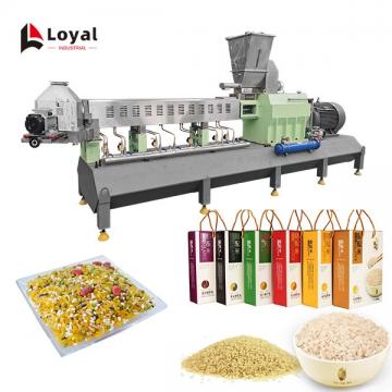 Automatic iron fortified rice processing line