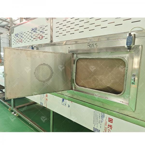 High Efficiency Multifunctional Continuous Microwave Puffed Pork Skin Microwave Machine #5 image