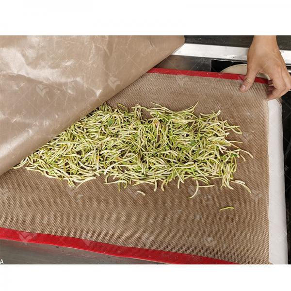 Continuous Tunnel Honeysuckle Flower Drying Dehydrator Machine Tunnel Microwave Baking And Sterilizing Equipment #1 image