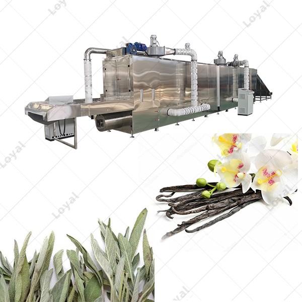 Fully Automatic Herbs Leaves Tea Industrial Belt Type Microwave Dryer Microwave Drying Machine #2 image