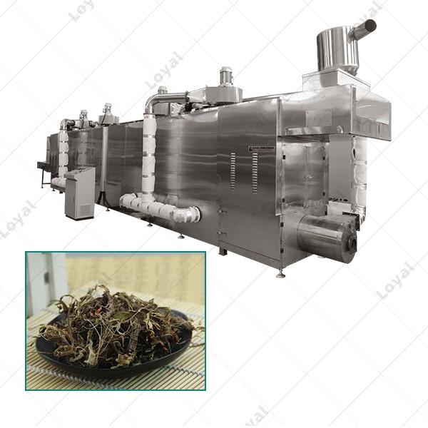 Fully Automatic Herbs Leaves Tea Industrial Belt Type Microwave Dryer Microwave Drying Machine #4 image