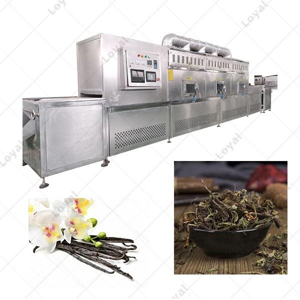 Fully Automatic Herbs Leaves Tea Industrial Belt Type Microwave Dryer Microwave Drying Machine #6 image