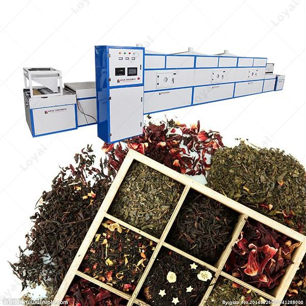 Tea Leaf Microwave Drying And Sterilizing Machine #3 image