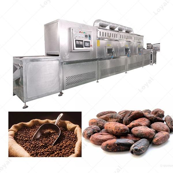 Industrial Tunnel Microwave Coffee Cocoa Bean Roasting Dryer Machine #3 image