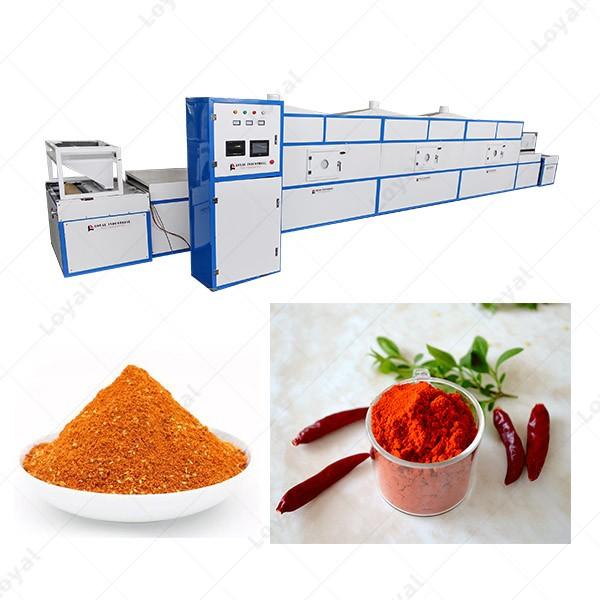 Industrial Microwave Chili Paprika Powder Sterilization Drying Machine #3 image
