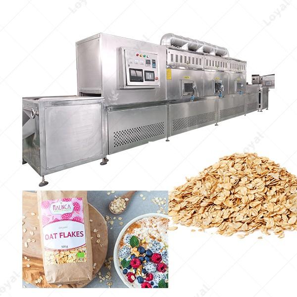 High Efficiency Continuous Microwave Drying Machine For Oat Drying And Oatmeal Sterilization #2 image