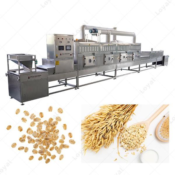 High Efficiency Continuous Microwave Drying Machine For Oat Drying And Oatmeal Sterilization #3 image