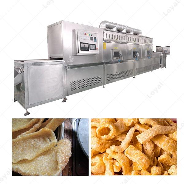 High Efficiency Multifunctional Continuous Microwave Puffed Pork Skin Microwave Machine #2 image