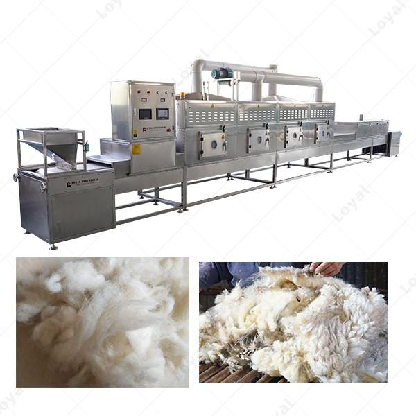 High Quality Industrial Continuous Microwave Vacuum Drying Oven High Frequency Wool Dryer Machine #3 image