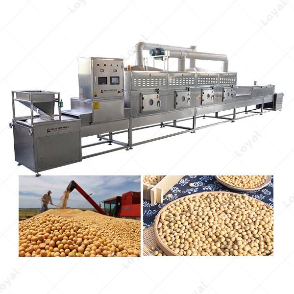 Great Quality Industrial Continuous Microwave Tunnel Dryer For Soybean Drying #3 image