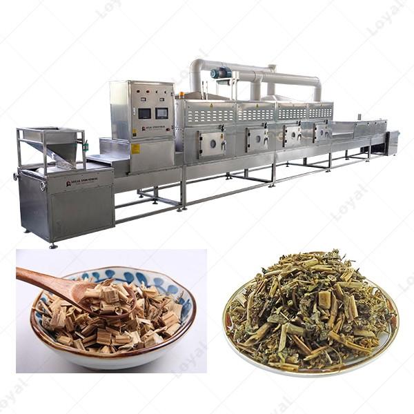 Automatic Herbal Drying Sterilization Continuous Microwave Oven Herbal Extract Continuous Vacuum Belt Dryer #2 image