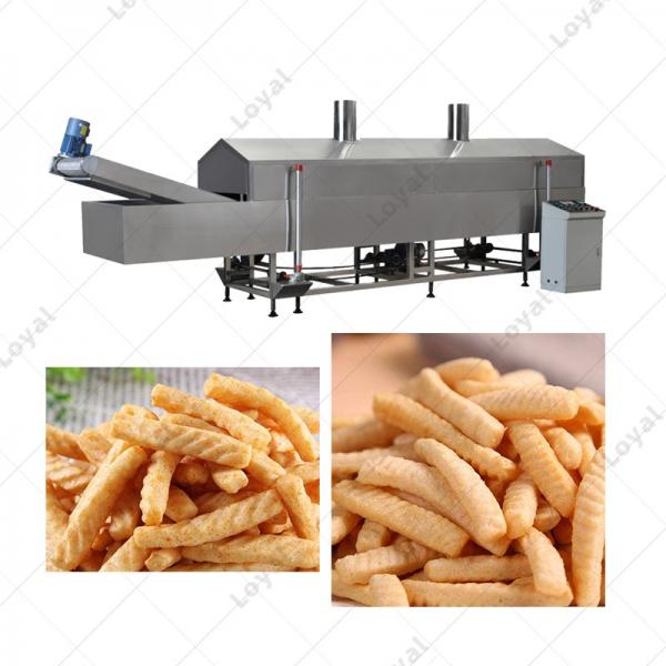 Best Price Industrial Shrimp Chips Fryer Continuous Deep Frying Machine #1 image