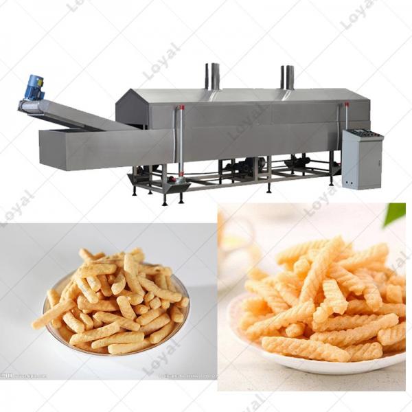 Best Price Industrial Shrimp Chips Fryer Continuous Deep Frying Machine #2 image