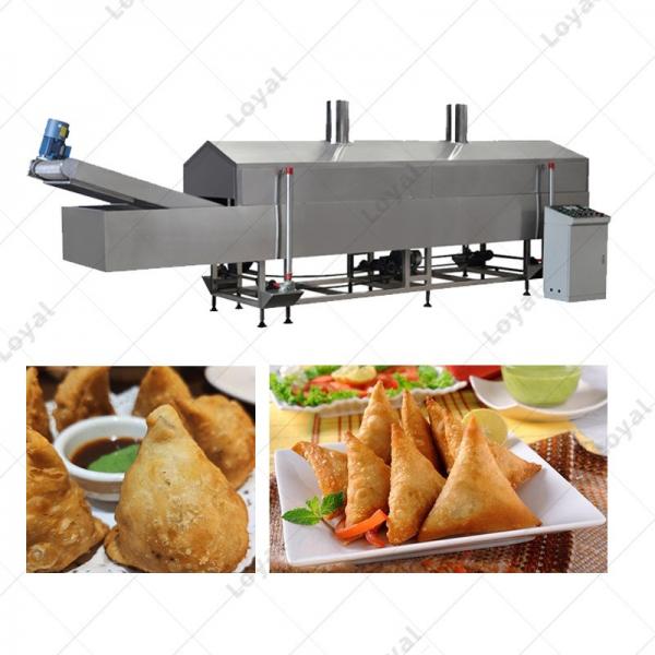 Automatic Fryer for Sale Gas Continuous Fryer Samosa Machine Food Fryer machine #2 image