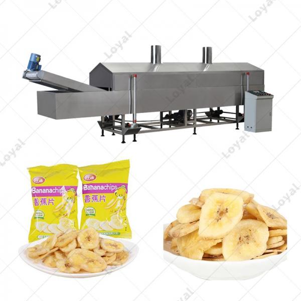 High Quality Healthy Fruit Banana Chips Frying Machine Fryer Machine #3 image