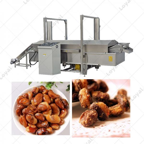 Full Automatic Continuous Orchid Beans Deep Frying Machine #3 image