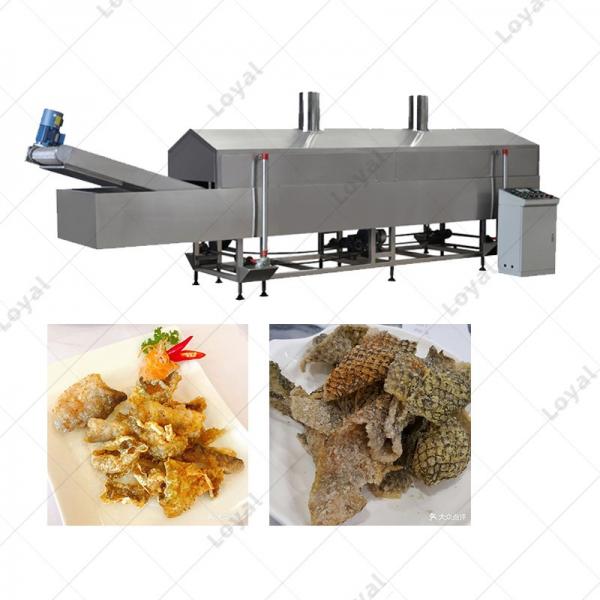 High Quality Industrial Crispy Fish Skin Automatic Fryer Machine #2 image